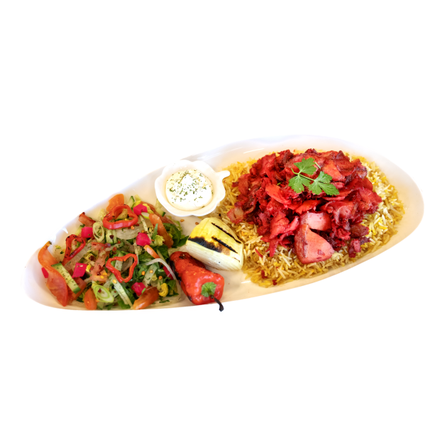 Tandoori shawarma On Rice